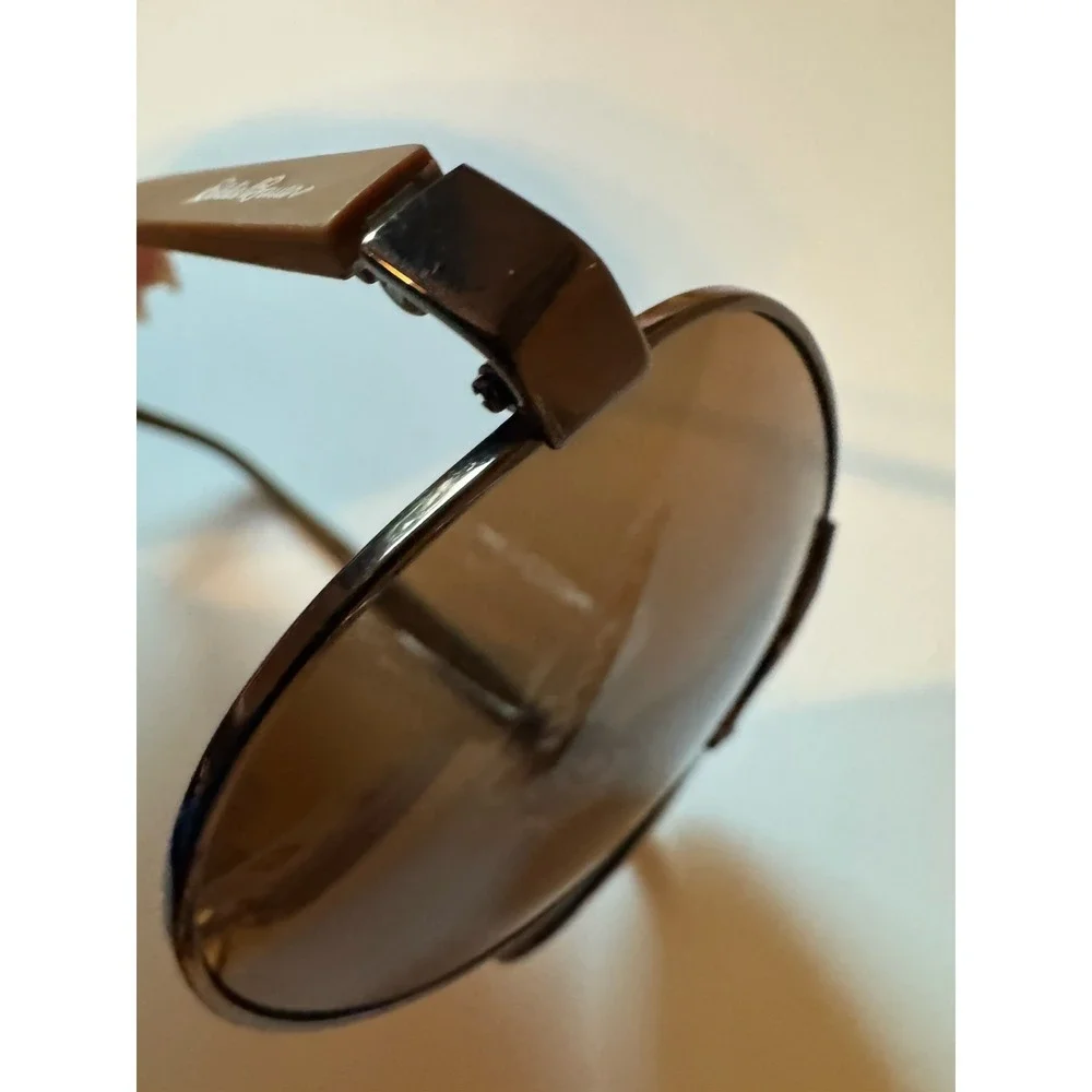 Eddie Bauer Eastmont Polarized Aviator Sunglasses - Brown/Gold Metal Frame